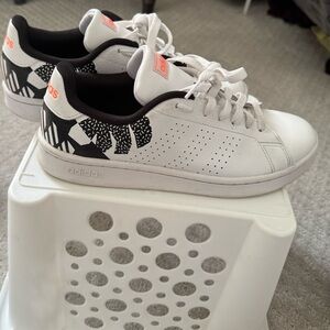 Adidas Cloudfoam White and Black Sneakers
